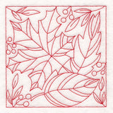 Autumn Details Quilting - Leaves (Double Run)