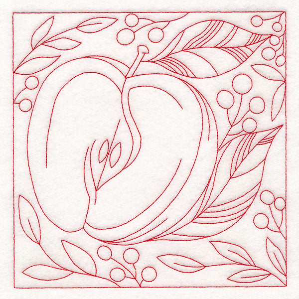Autumn Details Quilting - Apple (Double Run)