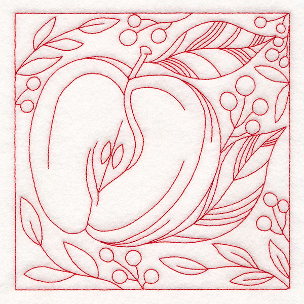 Autumn Details Quilting - Apple (Double Run)