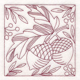 Autumn Details Quilting - Acorns (Double Run)