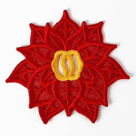 Holiday Poinsettia Accent (Lace)