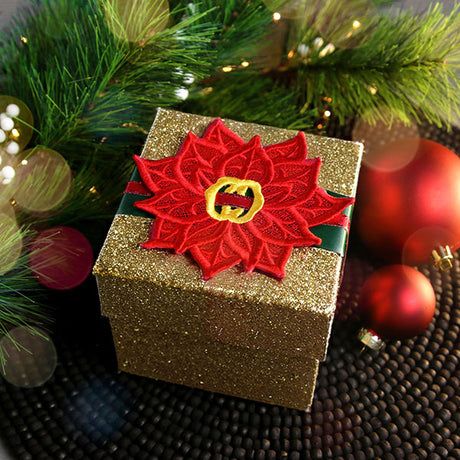 Holiday Poinsettia Accent (Lace)