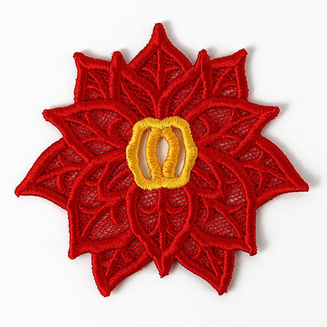 Holiday Poinsettia Accent (Lace)
