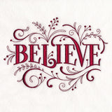 Christmas Filigree - Believe