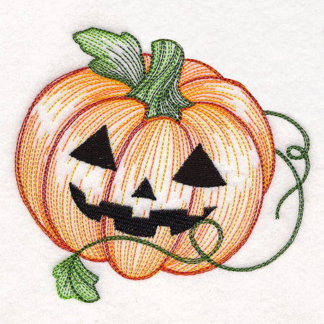 Tumbling Jack o' Lantern Etching - Single