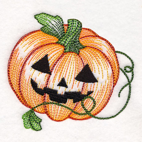 Tumbling Jack o' Lantern Etching - Single