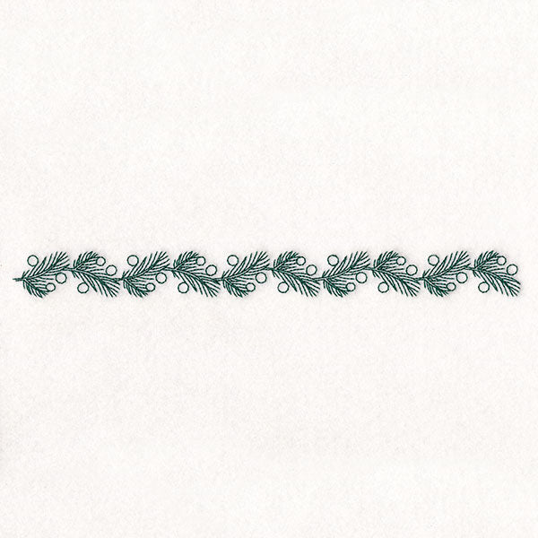 Delicate Christmas Border - Pine
