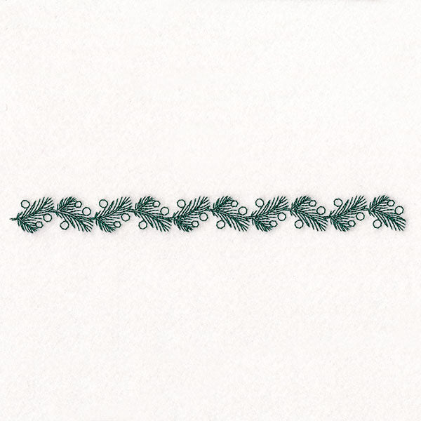 Delicate Christmas Border - Pine