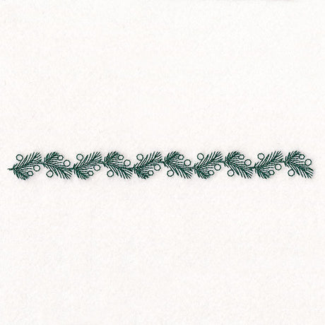 Delicate Christmas Border - Pine