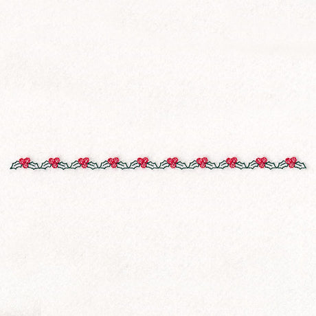 Delicate Christmas Border - Holly