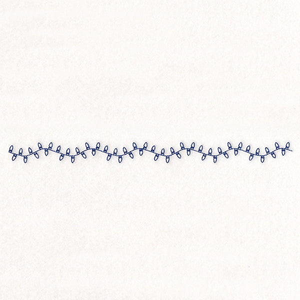 Delicate Christmas Border - Lights