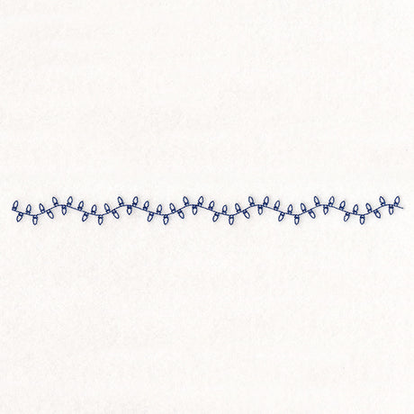 Delicate Christmas Border - Lights