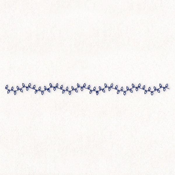 Delicate Christmas Border - Lights