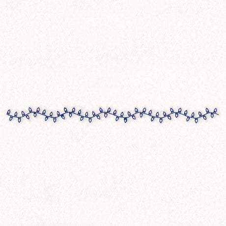 Delicate Christmas Border - Lights