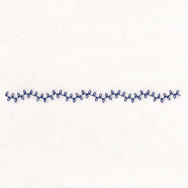 Delicate Christmas Border - Lights