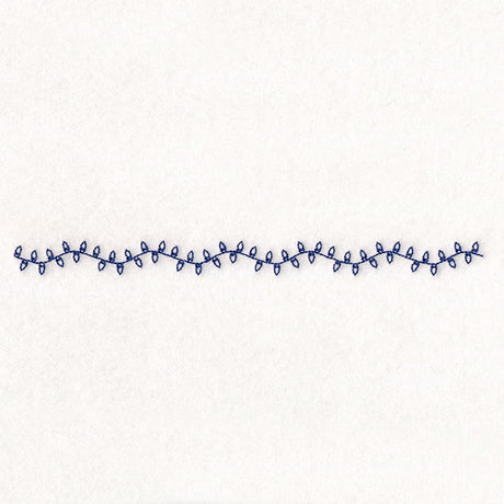 Delicate Christmas Border - Lights