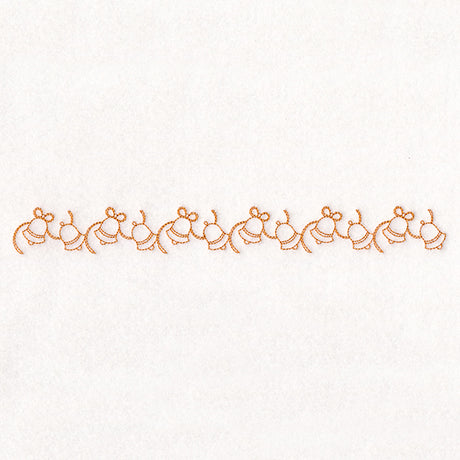 Delicate Christmas Border - Bells