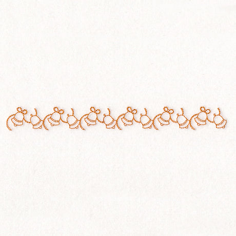 Delicate Christmas Border - Bells