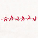Delicate Christmas Border - Reindeer