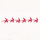 Delicate Christmas Border - Reindeer