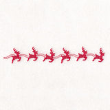 Delicate Christmas Border - Reindeer