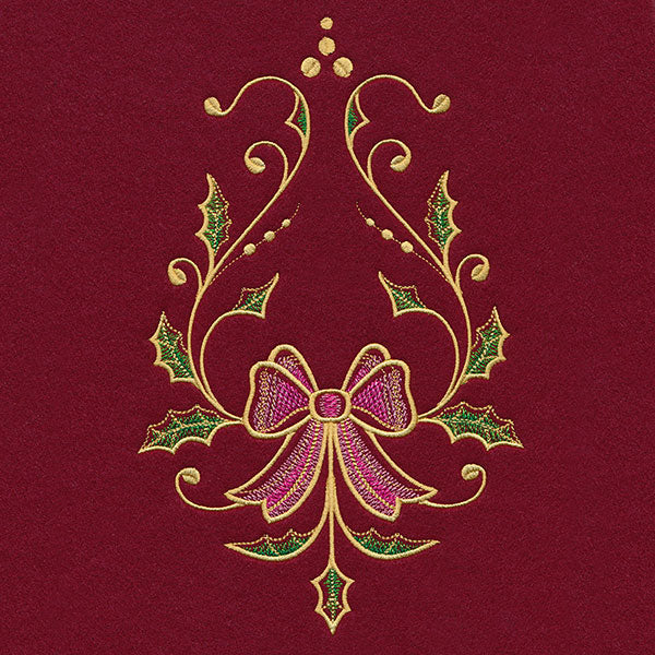 Christmas Tree Skirt Delights - Bow