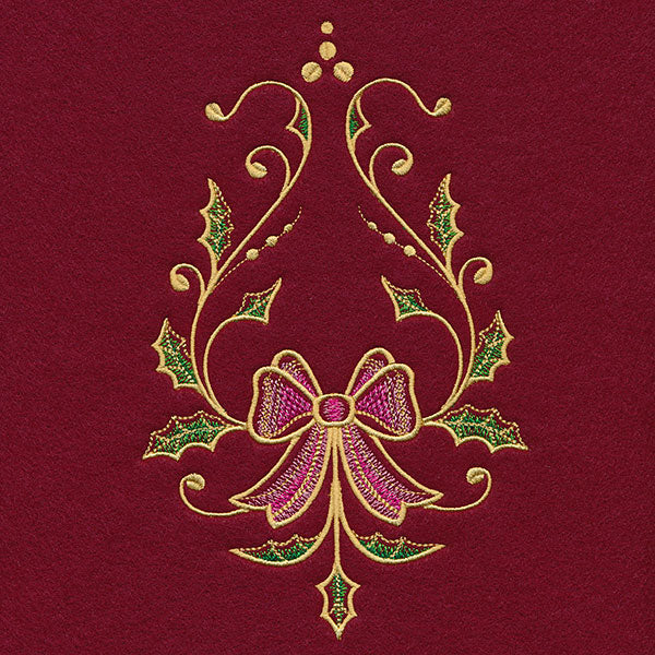 Christmas Tree Skirt Delights - Bow