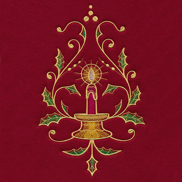 Christmas Tree Skirt Delights - Candle