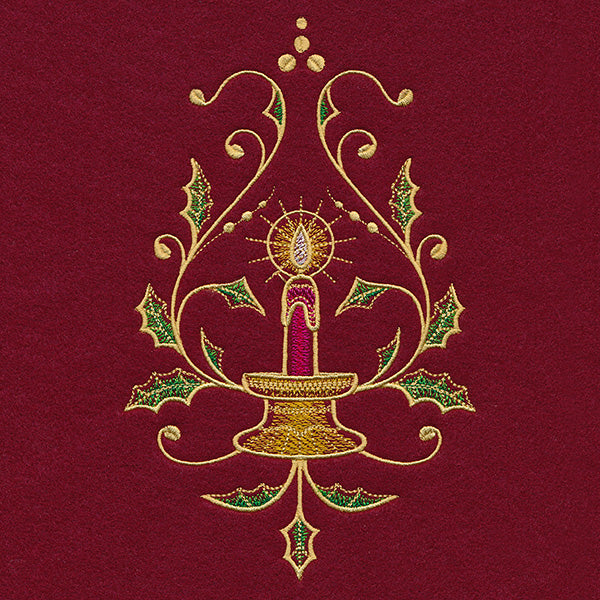 Christmas Tree Skirt Delights - Candle