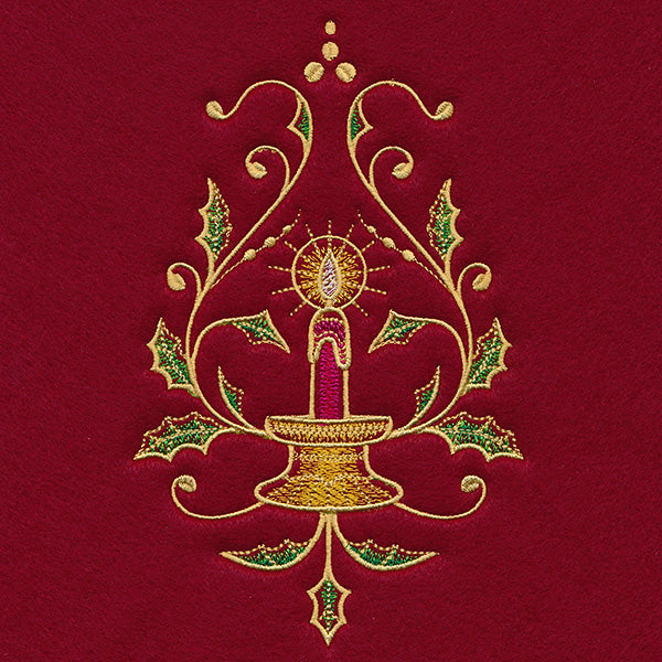 Christmas Tree Skirt Delights - Candle