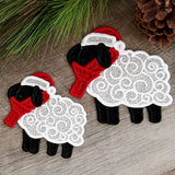 Ba La La Black Sheep Ornament (Lace)