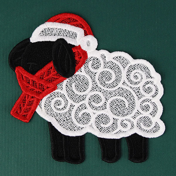 Ba La La Black Sheep Ornament (Lace)