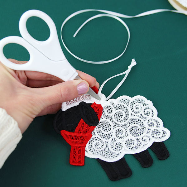 Ba La La Black Sheep Ornament (Lace)