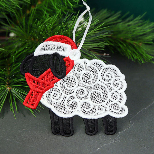 Ba La La Black Sheep Ornament (Lace)