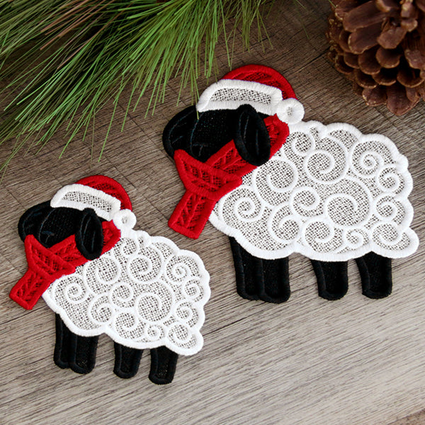 Ba La La Black Sheep Ornament (Lace)