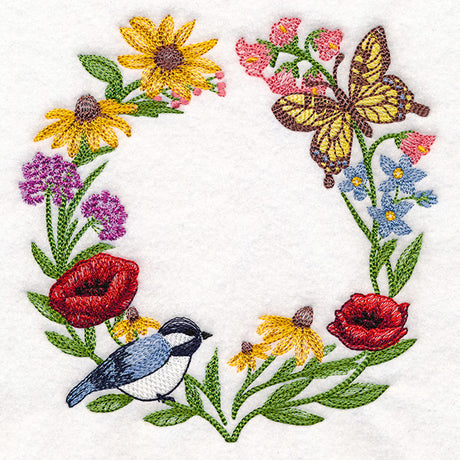 Notions of Spring Flower Wreath