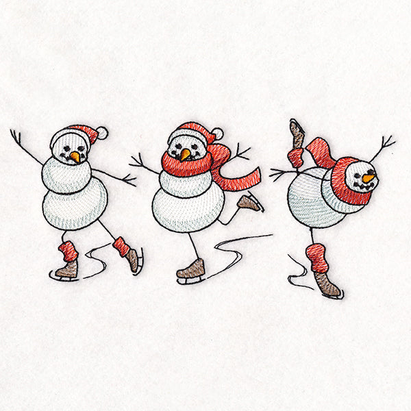 Christmas Magic Snowmen Skating