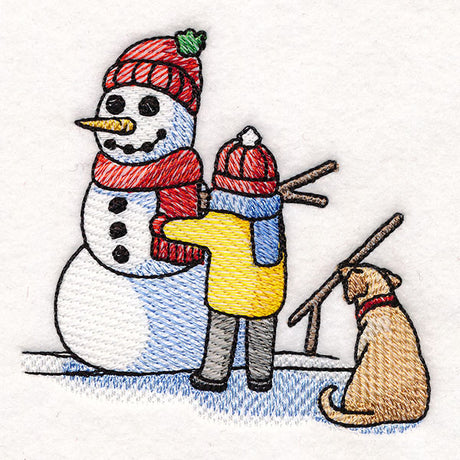 Build a Snowman at Christmas