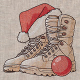 Christmas Combat Boots