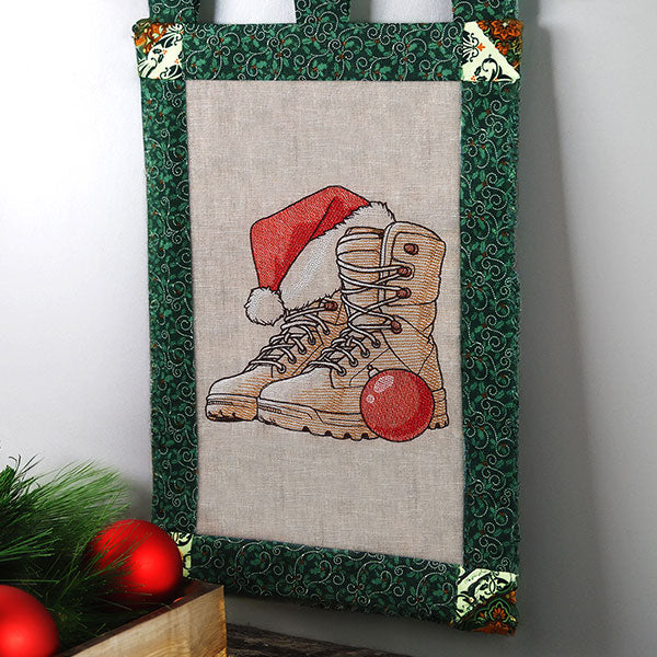 Christmas Combat Boots