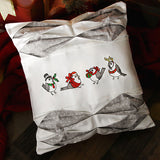 Christmas Chickadee Border