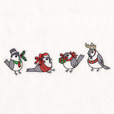 Christmas Chickadee Border