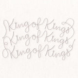 Holy Christmas Phrases - King of Kings (Edge-to-Edge Quilting)
