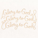 Holy Christmas Phrases - Glory to God (Edge-to-Edge Quilting)