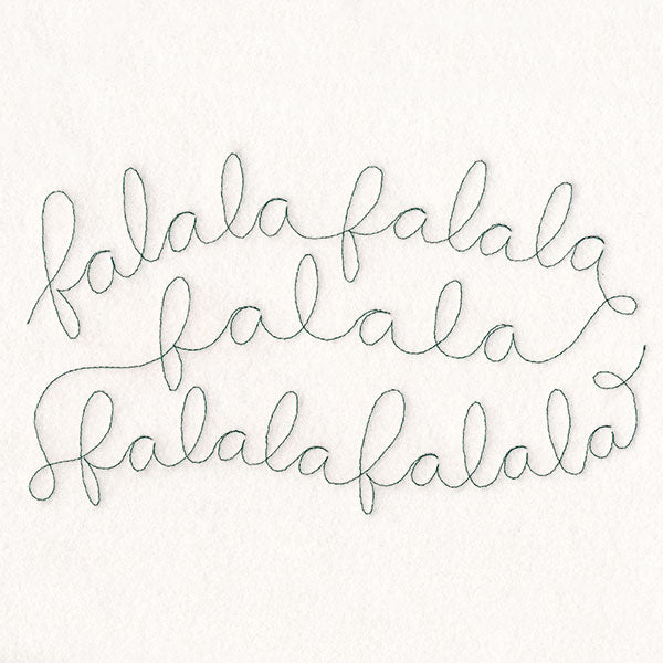 Christmas Sayings - Fa La La (Edge-to-Edge Quilting)