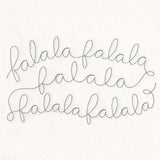 Christmas Sayings - Fa La La (Edge-to-Edge Quilting)