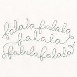 Christmas Sayings - Fa La La (Edge-to-Edge Quilting)