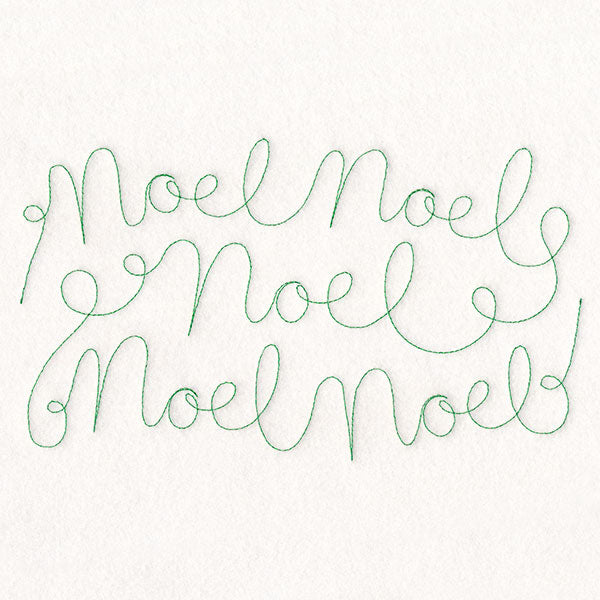 Christmas Sayings - Noel (Edge-to-Edge Quilting)