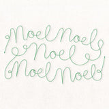 Christmas Sayings - Noel (Edge-to-Edge Quilting)