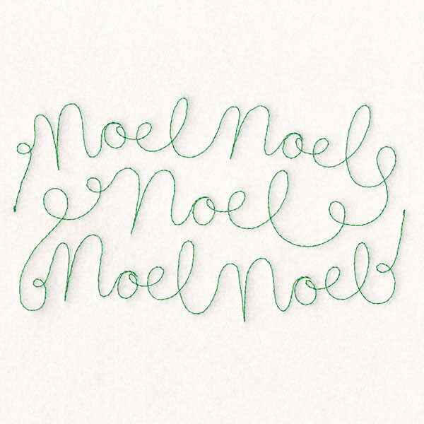 Christmas Sayings - Noel (Edge-to-Edge Quilting)
